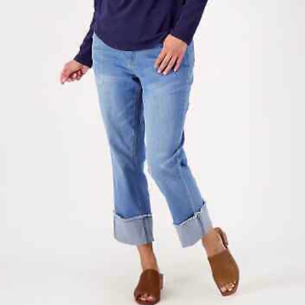 Catherine’s women’s size‎ 24WP all around elastic waist, pull-on Capri jeans